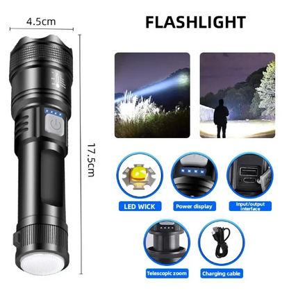 Powerful P70 Led Flashlights 5000LM