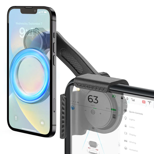 MagSafe Tesla Phone Mount – Strong Magnetic Holder for Model 3/Y/Cybertruck (2024)